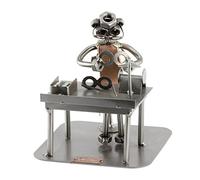 Steelman24 I Figurine en métal Opticien I Made in Germany I Idées Cadeaux I Sculpture d’Acier I Hommes de métal