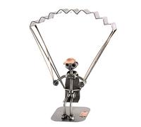 Steelman24 I Figurine en métal Parapenteur I Made in Germany I Idées Cadeaux I Sculpture d’Acier I Hommes de métal