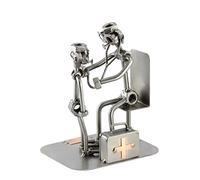 Steelman24 I Figurine en métal Pédiatre I Made in Germany I Idées Cadeaux I Sculpture d’Acier I Hommes de métal