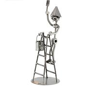 Steelman24 I Figurine en métal Peintre I Made in Germany I Idées Cadeaux I Sculpture d’Acier I Hommes de métal