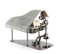 Steelman24 I Figurine en métal Piano I Made in Germany I Idées Cadeaux I Sculpture d’Acier I Hommes de métal