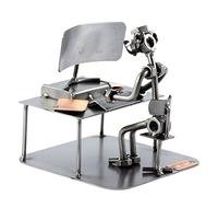 Steelman24 I Figurine en métal Programmeur I Made in Germany I Idées Cadeaux I Sculpture d’Acier I Hommes de métal
