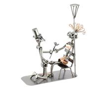 Steelman24 I Figurine en métal Proposition De Mariage I Made in Germany I Idées Cadeaux I Sculpture d’Acier I Hommes de métal