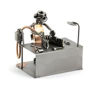 Steelman24 I Figurine en métal Prothésiste I Made in Germany I Idées Cadeaux I Sculpture d’Acier I Hommes de métal