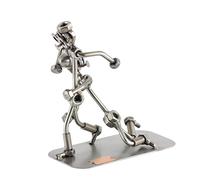 Steelman24 I Figurine en métal Rugby I Made in Germany I Idées Cadeaux I Sculpture d’Acier I Hommes de métal