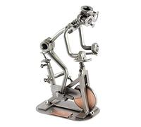 Steelman24 I Figurine en métal Spinning I Made in Germany I Idées Cadeaux I Sculpture d’Acier I Hommes de métal