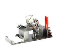 Steelman24 I Figurine en métal Support De Bureau Ordinateur Pc I Made in Germany I Idées Cadeaux I Sculpture d’Acier I Hommes de métal