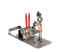 Steelman24 I Figurine en métal Support De Bureau Vétérinaire I Made in Germany I Idées Cadeaux I Sculpture d’Acier I Hommes de métal