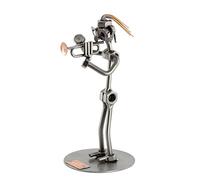 Steelman24 I Figurine en métal Trompette I Made in Germany I Idées Cadeaux I Sculpture d’Acier I Hommes de métal