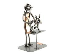 Steelman24 I Figurine en métal Vétérinaire I Made in Germany I Idées Cadeaux I Sculpture d’Acier I Hommes de métal