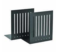 Steelmaster Serre-livres en acier très résistant, 1 paire 10" Pair noir