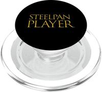 Steelpan Player Drum Music Instrument Musicien Poêle en Acier PopSockets PopGrip pour MagSafe