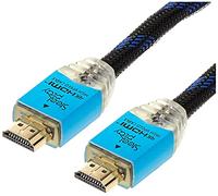 Steelplay - 2 m - Câble HDMI 4K pour une expérience Ultra-HD spectaculaire - Haute Performance avec Ethernet, Compatible HDMI 2.0/1.4, Blu-ray/PS3/PS4, Noir/Bleu
