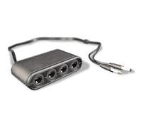 Steelplay - Adaptateur Compatible avec avec Nintendo Switch, WiiU, PC - Retro Controller Hub avec 4 Ports Compatible avec Les manettes Gamecube, Look Premier, Soft Touch - Noir