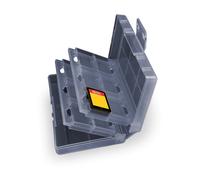 Steelplay - Étui pour Cartes de Jeu Nintendo Switch 24 en 1, très Robuste, Porte-Cartouche de Rangement pour Nintendo Switch, boîte de Rangement de Jeux - Gris
