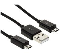 Câble Dual Play & Charge Steelplay pour manette PS4 Noir NOIR G