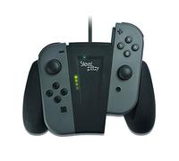 Steelplay - Chargeur Joycon Switch, Chargeur de Contrôleur avec Batterie, Grip chargeur pour Joycon de la console Nintendo Switch - Noir