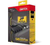 Steelplay Gamecube Controller Adapter Pour Super Smash Bros Adaptateur Gamecube Compatible Avec Nintendo Switch Retro Controller Hub Avec 4 Ports Pour Wii U Et Pc Look Premium Soft Touch Noir