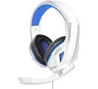 HP-44 - Micro-casque - circum-aural - filaire - jack 3,5mm - blanc, bleu