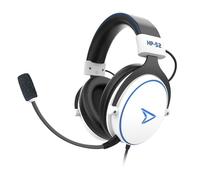 Steelplay HP-52, Casque Gaming Filaire avec Micro Omnidirectionnel, Flexible et détachable, Son 3D, Compatible PS5, PS4, Switch, PC, Mac, Xbox, Smartphone, Blanc