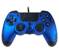 Steelplay Manette filaire Slim Pack pour PS4, PS3 et PC – Bleu