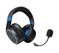 Casque sans fil SteelPlay Metaltech Cobalt pour PS4 PS5 Nintendo Switch Xbox Series XS Xbox One PC et Mac Noir et Bleu
