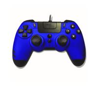 Steelplay Metaltech Noir, Bleu Manette de jeu Analogique/Numérique PC, PlayStation 4, Playstation 3