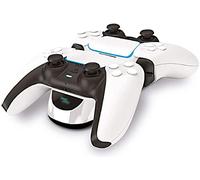 Steelplay Station de recharge pour manettes PS5 Double USB charge rapide Compatible DualSense – Blanc