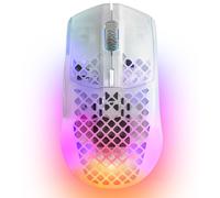 SteelSeries AEROX 3 WIRELESS GHOST - Souris gamer filaire ultra légère - Blanc