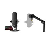 SteelSeries Alias Pro Microphone XLR & Stream Mixer + SteelSeries Alias Perche Micro - Capsule 3X Plus Grande pour Jouer, Streamer, Podcaster - Interface USB/XLR - Rotation à 360° - Pince de bureau