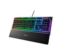 SteelSeries Apex 3 - Clavier de Gaming - Illumination RVB sur 10 Zones - Repose-Mains Magnétique Premium - Agencement Français AZERTY