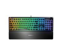 SteelSeries Clavier Apex 3 – rétro-éclairé USB AZERTY (Français) – Whisper Quiet Gaming Switch