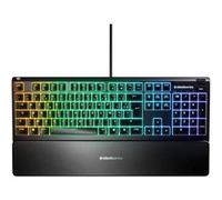 SteelSeries Apex 3 - Clavier - rétro-éclairé - USB - AZERTY - Français - commutateur : Whisper Quiet Gaming Switch E