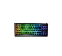 SteelSeries Apex 3 TKL - Clavier - rétro éclairé - USB - QWERTY - US - commutateur : Whisper Quiet Gaming Switch