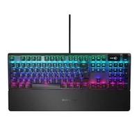 SteelSeries Apex 5 - Clavier - avec affichage, roue médias - backlit - USB - AZERTY - Français - commutateur : Hybrid Blue Switch G