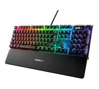SteelSeries Apex 7 - Clavier - avec affichage - backlit - USB - Allemand - commutateur : SteelSeries QX2 rouge G