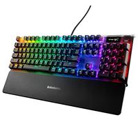 SteelSeries Apex 7 - Clavier de gaming mécanique - Écran OLED Smart Display - Switchs bleu - Agencement Américain QWERTY