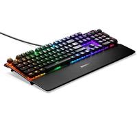 SteelSeries Apex 7 Clavier de jeu mécanique - Écran intelligent OLED - Passthrough USB et commandes multimédia - Linéaire et silencieux - Rétroéclairage RVB (interrupteur rouge) (renouvelé)