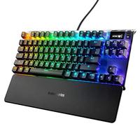 SteelSeries Apex 7 TKL - Clavier de Gaming Mécanique - Forme Compacte - Écran OLED Display - Switchs marron - Agencement Américain QWERTY