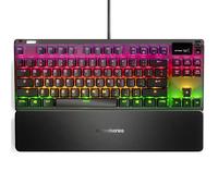 SteelSeries Apex 7 TKL - Clavier de Gaming Mécanique - Forme Compacte - Écran OLED Display - Switchs Rouges - Agencement Américain QWERTY