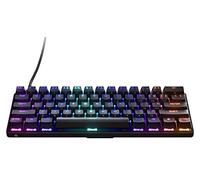 SteelSeries Apex 9 Mini - Clavier de jeu mécanique - Switchs optiques - Actionnement en 2 points - Format compact Esports Mini 60% - Switchs amovibles - Disposition américaine (QWERTY)