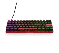 SteelSeries Apex 9 Mini - Édition Faze Clan - Clavier Optique HotSwap - Format Compact 60% - Switchs optiques interchangeables -RGB personnalisé - Capuchons de Touches PBT - Américain QWERTY