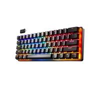 SteelSeries Apex Pro Mini Wireless clavier gaming HyperMagnetic - Format compact 60% - Actionnement ajustable - RGB - Touches PBT - Bluetooth - 2.4 GHz - USB-C - Américain QWERTY