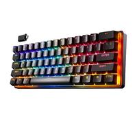 SteelSeries Apex Pro Mini Wireless clavier gaming HyperMagnetic - Format compact 60% - Actionnement ajustable - RGB - Touches PBT - Bluetooth - 2.4 GHz - USB-C - Anglais QWERTY