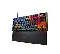 SteelSeries Apex Pro TKL Gen 3 - Commutateurs magnétiques analogiques OmniPoint 3.0, préréglages automatiques Quickset (Rapid Trigger, Rapid Tap/SOCD, Mode de Protection), OLED, RGB, USB-C, DE QWERTZ