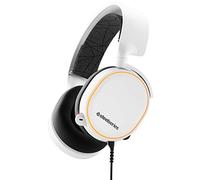 SteelSeries Arctis 5 - Casque de Jeu à Éclairage RVB - Son Surround DTS Headphone:X v2.0 pour PC, Playstation 5 et PS4 - Blanc