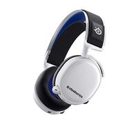 SteelSeries Arctis 7P+ Casque de Jeu sans Fil - sans Perte 2,4 GHz - 30 Heures d'autonomie - USB-C - Audio 3D - pour PS5, PS4, PC, Mac, Android et Switch - Blanc
