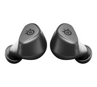 SteelSeries Arctis GameBuds™ pour PlayStation - Écouteurs gaming sans fil - 2,4GHz + BT 5.3 - ANC/Transparence - Résistance à l’eau IP55 - Batterie de 40 H - Recharge sans fil - PS5, PC, Switch,mobile