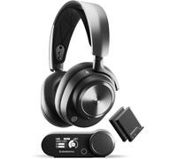 SteelSeries Casque PC Gaming Arctis Nova Pro Wireless ANC Bluetooth RF 2.4 GHz ClearCast Noir