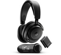 SteelSeries Casque gamer Arctis Nova Elite – Sans fil 96 kHz/24 bits ANC Réduction bruit IA Noir